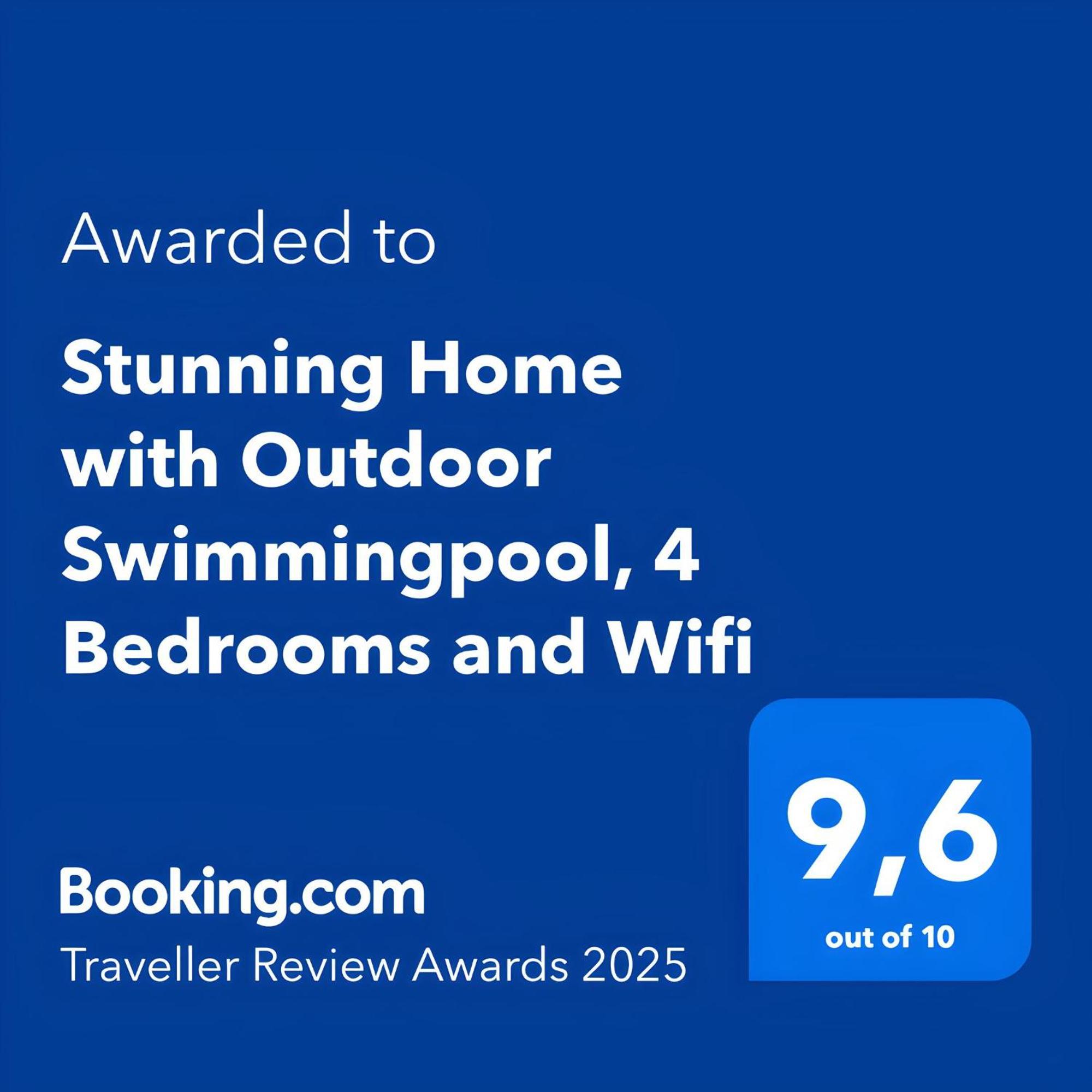 Vakantiehuis Stunning With Outdoor Swimmingpool, 4 Bedrooms And Wifi